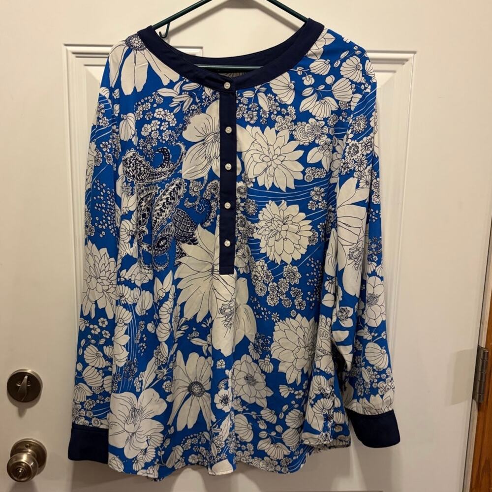 Women’s Talbots Plus Blouse Size 3XL